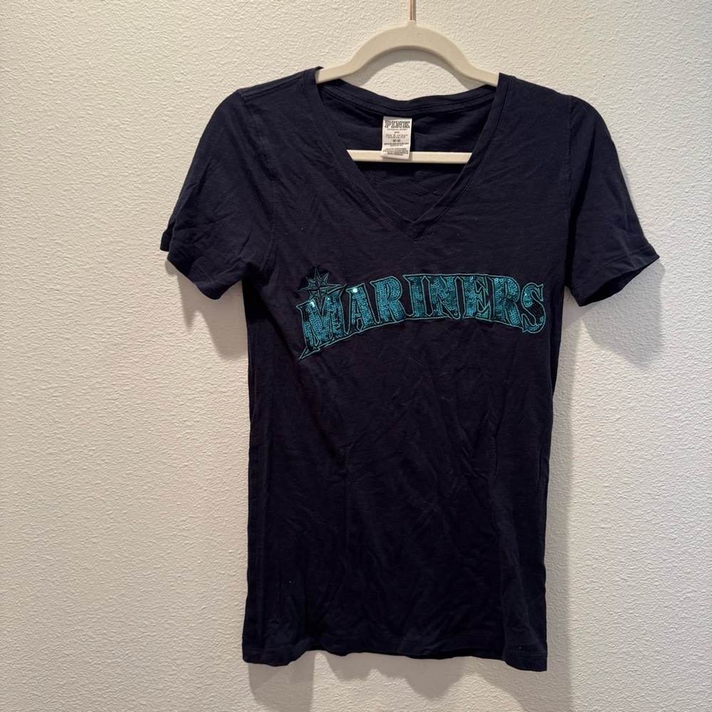 Victorias Secret Pink Sequin Mariners Tee